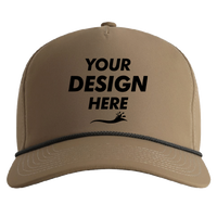 Imperial The Harrison Cap, Khaki / Charcoal, Front view, Mockup