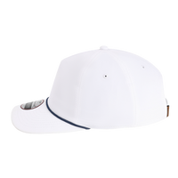 Imperial The Harrison Cap, White / Navy, Left Side view