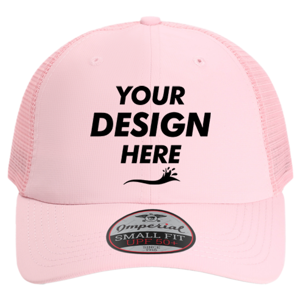 Imperial The Hinsen Mesh Back Cap, Light Pink, Front view, Mockup