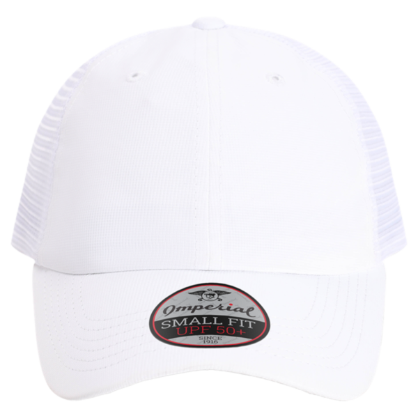 Imperial The Hinsen Mesh Back Cap, White, Front view