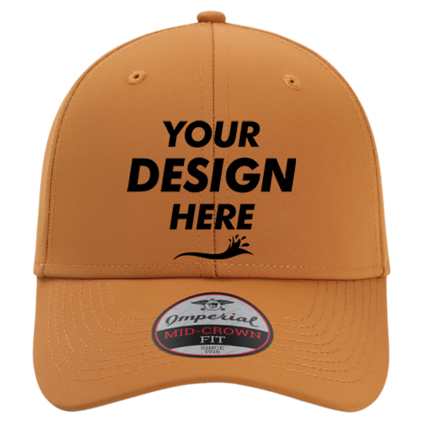 Imperial The Independent Cap, Buckthorn Brown, Front view, Mockup