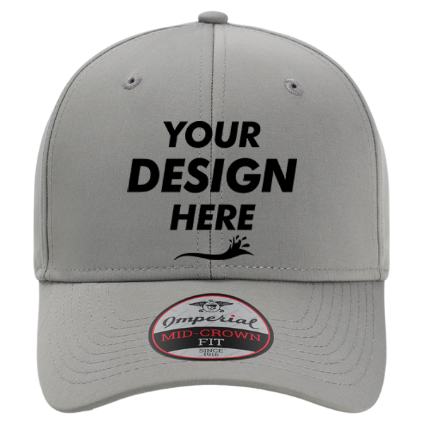 Imperial The Independent Cap, Grey, Front view, Mockup