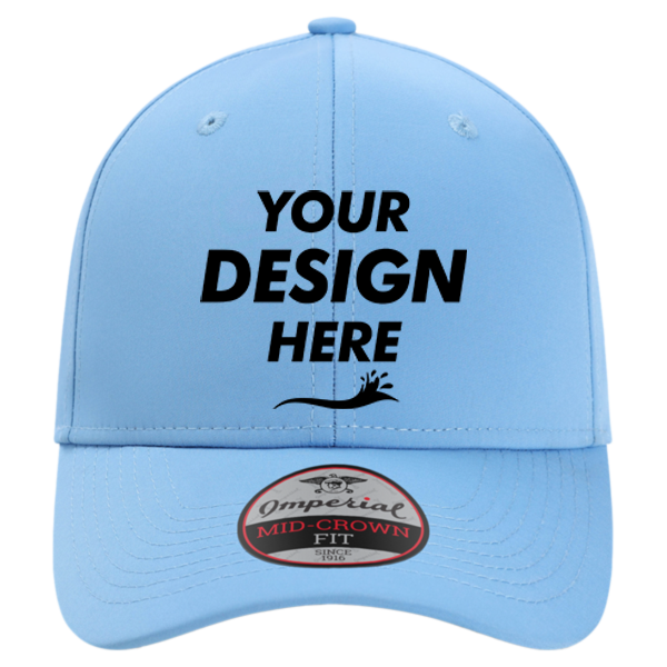 Imperial The Independent Cap, Powder Blue, Front view, Mockup