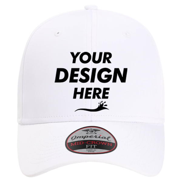 Imperial The Independent Cap, White, Front view, Mockup