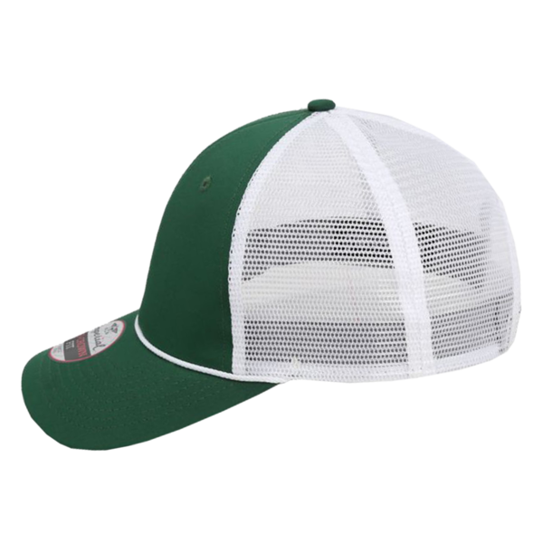 Imperial The Night Owl Performance Rope Cap, Forest / White, Left Side view