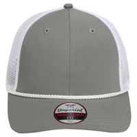 Imperial The Night Owl Performance Rope Cap, Grey / White, Front view