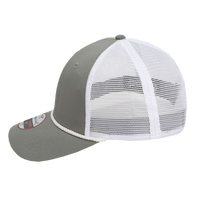 Imperial The Night Owl Performance Rope Cap, Grey / White, Left Side view