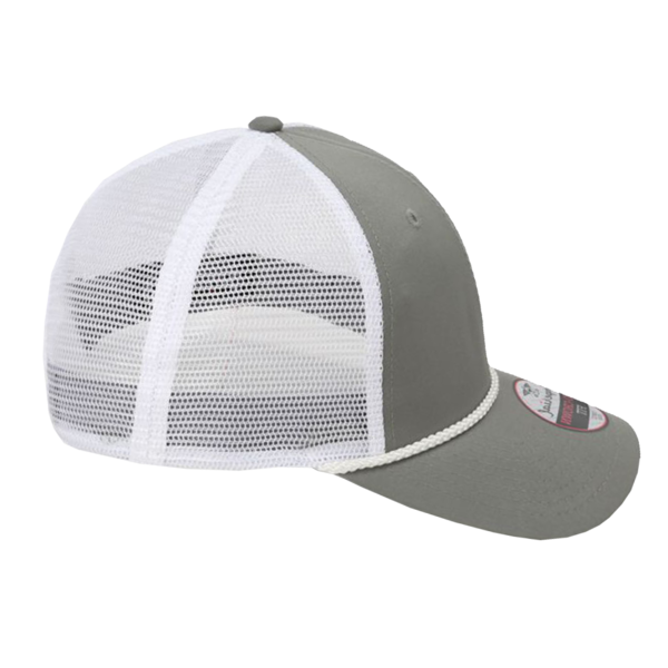 Imperial The Night Owl Performance Rope Cap, Grey / White, Right Side view