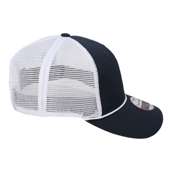 Imperial The Night Owl Performance Rope Cap, Navy / White, Right Side view