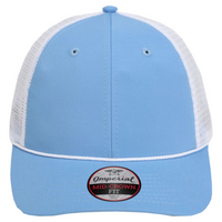 Imperial The Night Owl Performance Rope Cap, Powder Blue / White, Front view