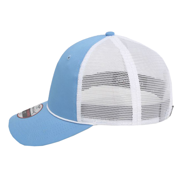 Imperial The Night Owl Performance Rope Cap, Powder Blue / White, Left Side view