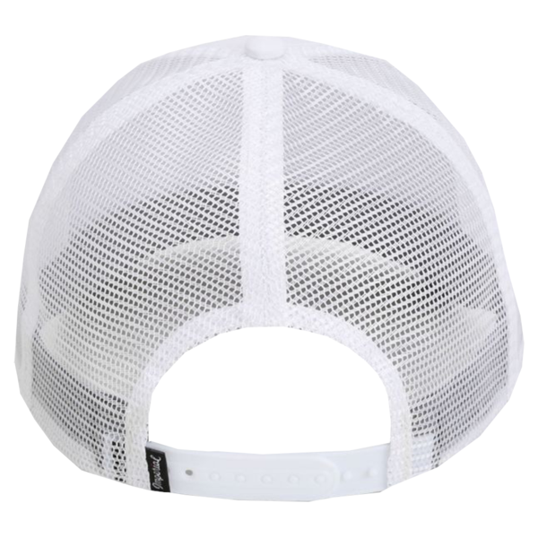 Imperial The Night Owl Performance Rope Cap, White / White, Back view