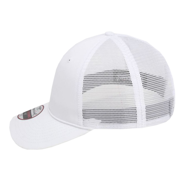Imperial The Night Owl Performance Rope Cap, White / White, Left Side view