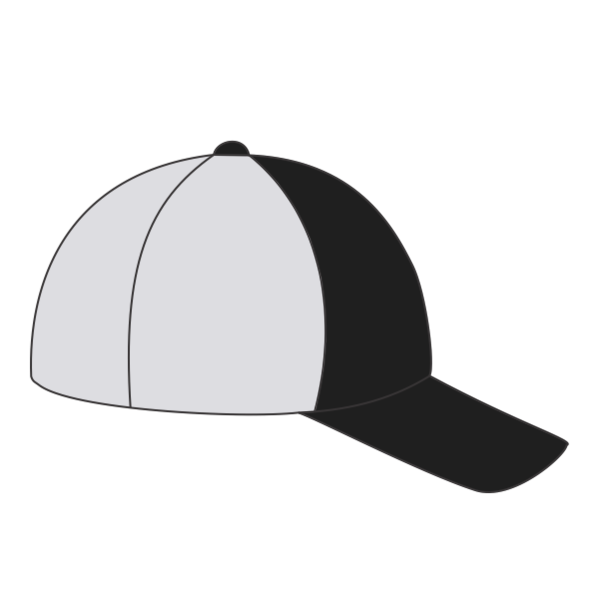 Imperial The Original Sport Mesh Cap, Black / White, Right Side view