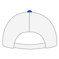 Imperial The Original Sport Mesh Cap, Cobalt Blue / White, Back view