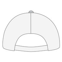Imperial The Original Sport Mesh Cap, Fog / White, Back view