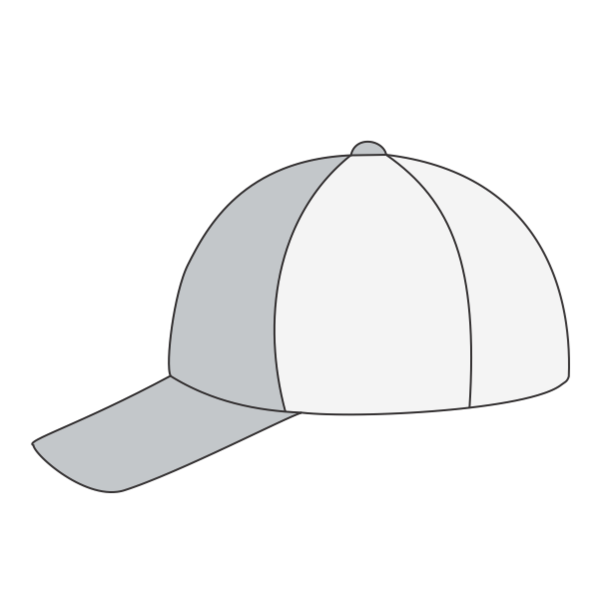 Imperial The Original Sport Mesh Cap, Fog / White, Left Side view