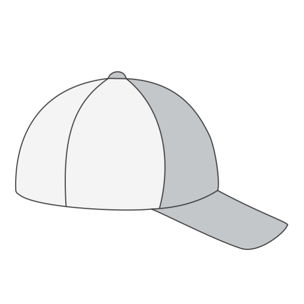 Imperial The Original Sport Mesh Cap, Fog / White, Right Side view