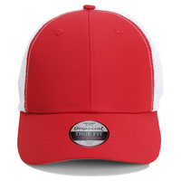 Imperial The Original Sport Mesh Cap, Red / White, Front view