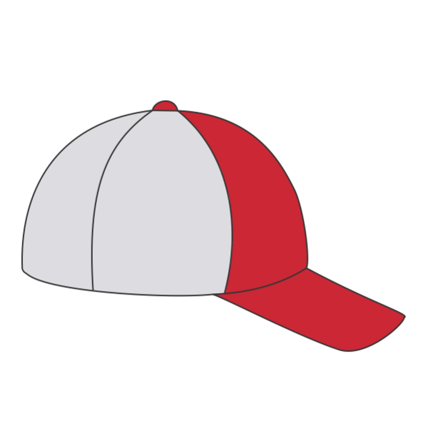 Imperial The Original Sport Mesh Cap, Red / White, Right Side view