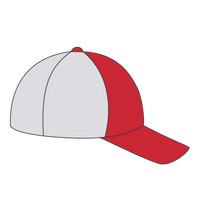 Imperial The Original Sport Mesh Cap, Red / White, Right Side view