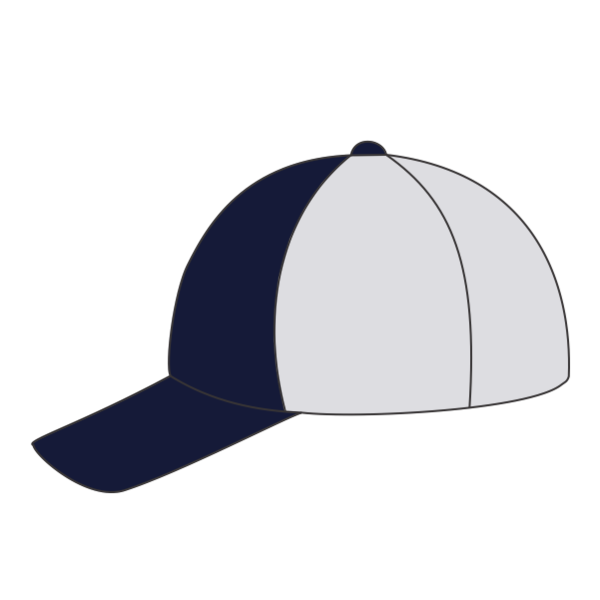 Imperial The Original Sport Mesh Cap, True Navy / White, Left Side view