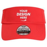 Imperial The Performance Phoenix Visor, Red Pepper, Front view, Mockup