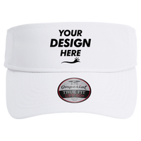 Imperial The Performance Phoenix Visor, White, Front view, Mockup