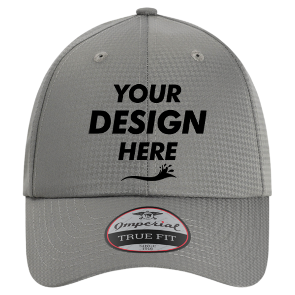Imperial The Sophisticate Cap, Frost Grey, Front view, Mockup