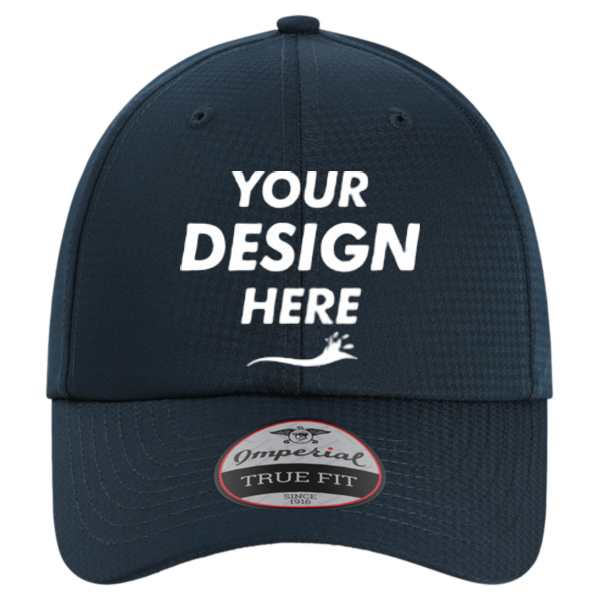 Imperial The Sophisticate Cap, True Navy, Front view, Mockup