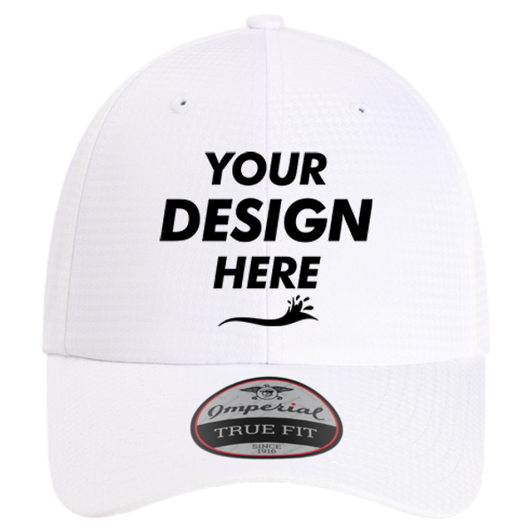 Imperial The Sophisticate Cap, White, Front view, Mockup