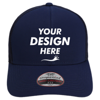 Imperial The Whitaker Mesh Cap, Dark Blue, Front view, Mockup
