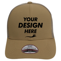 Imperial The Whitaker Mesh Cap, Khaki, Front view, Mockup