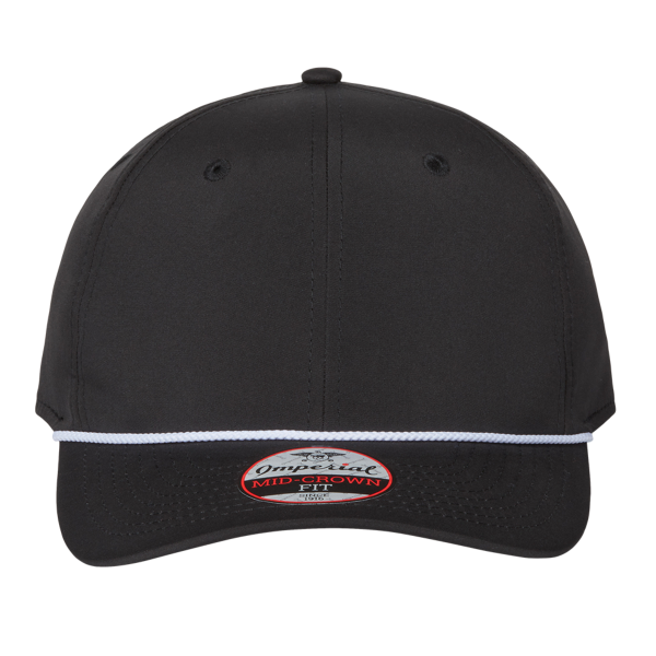 Imperial The Wingman Cap, Black / White / White / White / White, Front view