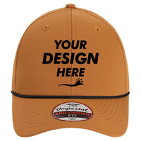 Imperial The Wingman Cap, Buckthorn Brown / Black / Black / Black / Black, Front view, Mockup