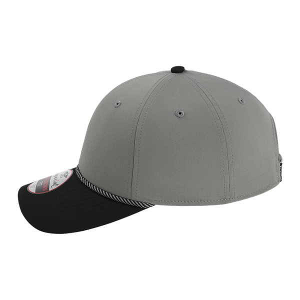 Imperial The Wingman Cap, Grey / Black / Black / Grey / Grey, Left Side view