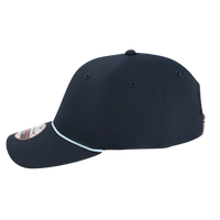Imperial The Wingman Cap, Navy / Light Blue / Light Blue / Light Blue / Light Blue, Left Side view