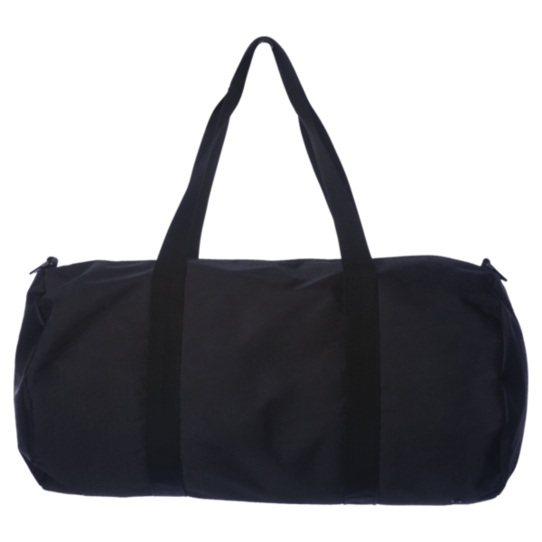 Independent Trading Co. 29L Day Tripper Duffel Bag, Black / Black, Back view