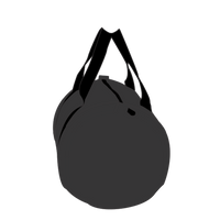 Independent Trading Co. 29L Day Tripper Duffel Bag, Black / Black, Left Side view