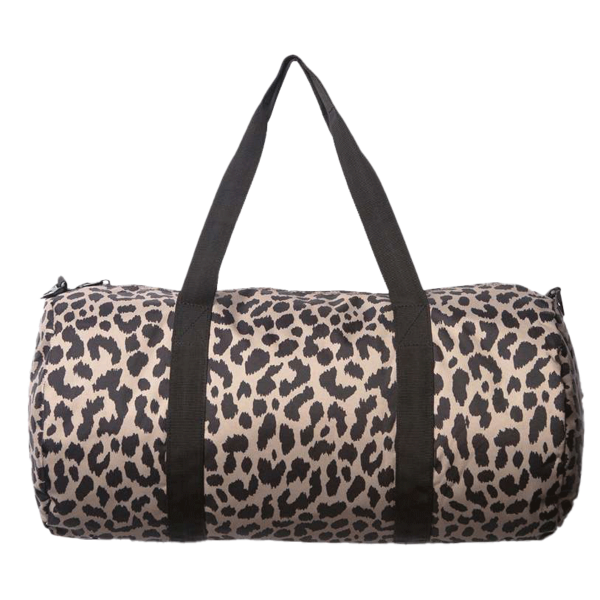 Independent Trading Co. 29L Day Tripper Duffel Bag, Cheetah / Cheetah, Front view