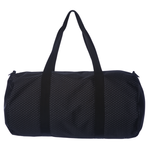 Independent Trading Co. 29L Day Tripper Duffel Bag, Polka Dot / Polka Dot, Back view
