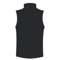 Independent Trading Co. Men's Insulated Canvas Workwear Vest, Black, Back view