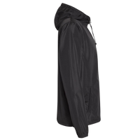 Independent Trading Co. Men's Lightweight Windbreaker Full-Zip Jacket, Black / Black / Black, Right Sleeve view