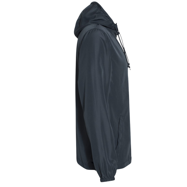 Independent Trading Co. Men's Lightweight Windbreaker Full-Zip Jacket, Classic Navy / Classic Navy / Classic Navy, Right Sleeve view