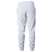 Independent Trading Co. Men's Midweight Fleece Sweatpants, Grey Heather, Back view