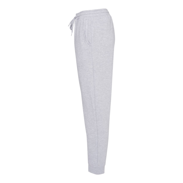 Independent Trading Co. Men's Midweight Fleece Sweatpants, Grey Heather, Left Side view