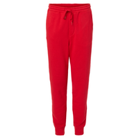 Independent Trading Co. Men's Midweight Fleece Sweatpants, Red, Front view