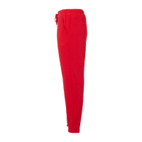 Independent Trading Co. Men's Midweight Fleece Sweatpants, Red, Left Side view