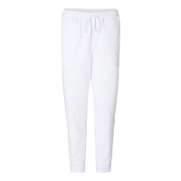 Independent Trading Co. Men's Midweight Fleece Sweatpants, White, Front view