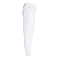 Independent Trading Co. Men's Midweight Fleece Sweatpants, White, Right Side view